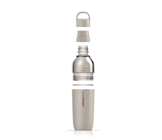 SodaStream Butelka termiczna Sodastream Fizz&Go Easy Mix w kolorze beżo - 1487035 - zdjęcie 2